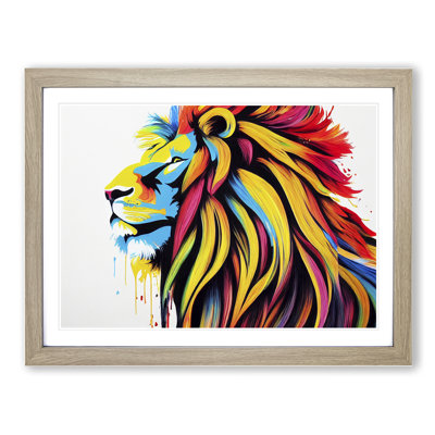 Colourful Lion Vol.1 Abstract - Painting