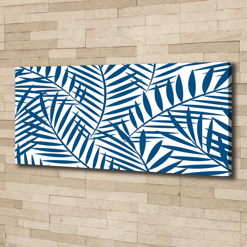 Leaves Of Palm - Wrapped Canvas Print