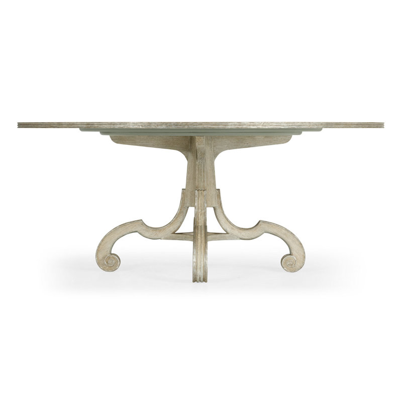 William Yeoward Round Dining Table, Venetian White Oak