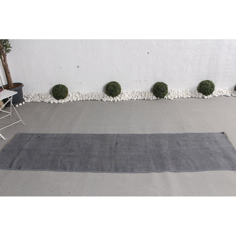 Tapis de couloir vintage en chanvre turc pour l'esthétique de la cuisine et de l'extérieur