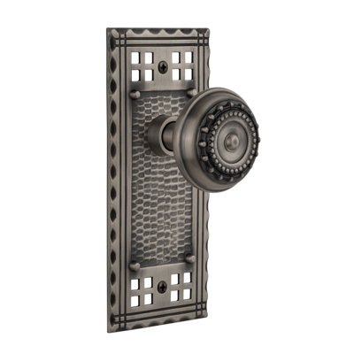 Craftsman Plate with Meadows Door Knob