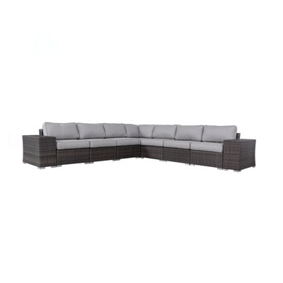 Fully Assembled Outdoor Wicker Patio Sofa – Ready-To-Use Furniture For Fast & Easy Setup