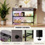 Jasvindir 3 Drawer Console Table with Charging Station and RGB Lights-559230468