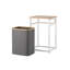 TRINITY® EcoStorage® | Panier à linge avec plateau en bambou | Blanc