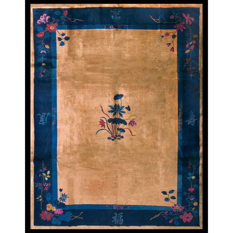 Tapis art déco antique antique des années 1930