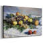 Nature morte aux poires et aux raisins, toile tendue avec châssis 1880-1655468035