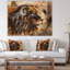 «Lion Collage - Animal Circle», art mural-35120051-35120074