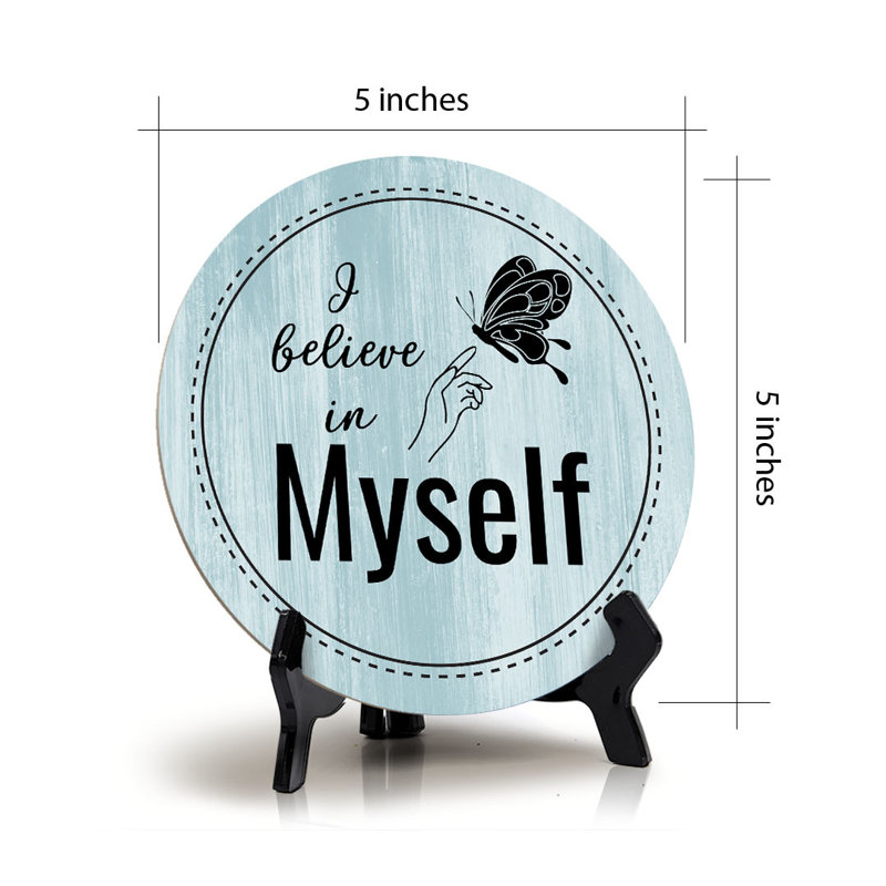 Plaque de table avec support