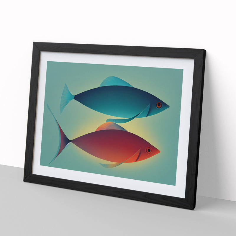 Unbelievable Fish - Framed Print, Black Framed, 46cm H x 64cm W x 2cm D