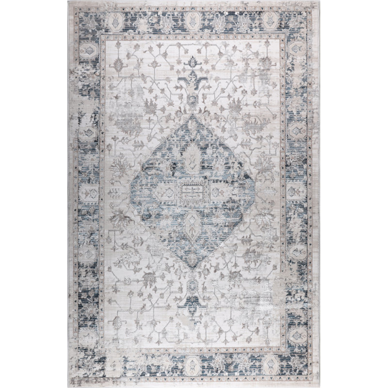 MDA Rugs Bernard Collection Modern Medallion Abstract Area Rug, Rectangle 7'5" x 11'