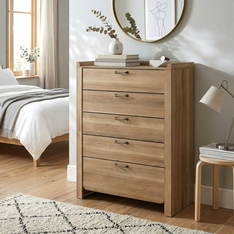 Commode 5 tiroirs Lunora