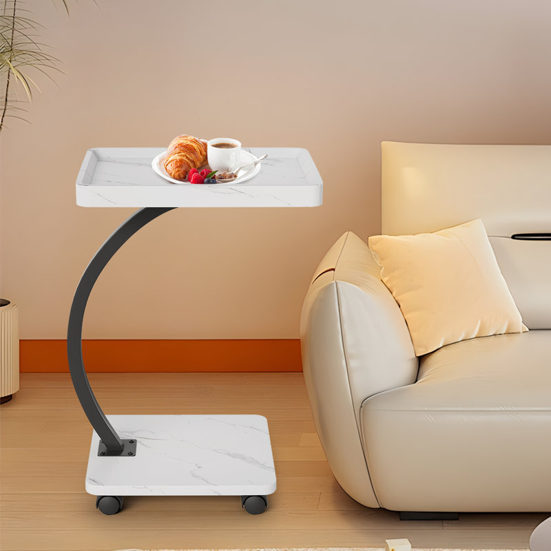 Small End Table with Wheels, Nightstand