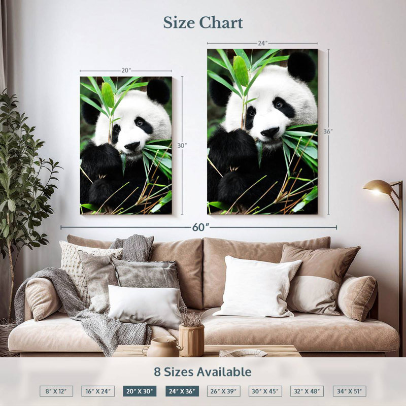Brampt Giant Panda I, 36" H x 24" W