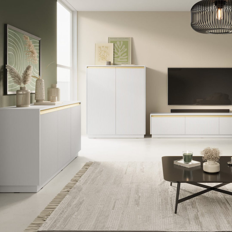 Bahtie 154cm Sideboard, White