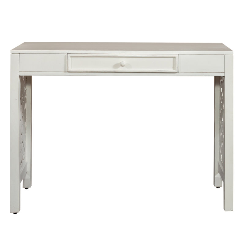 Chouteau Accent Writing Desk, White