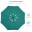 270cm Lighted Tilt Market Parasol-60643842