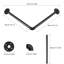 46cm Wall Mounted Clothes Rack