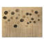 Têtes de graines à l'encre II - Décoration murale botanique abstraite beige, imprimée sur bois-324408642-324408645