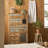 Bohemian Industrial Solid Fir Wood Apothecary Cabinet with Multi Drawers, 30.3" W x 12.5" D x 51.1" H