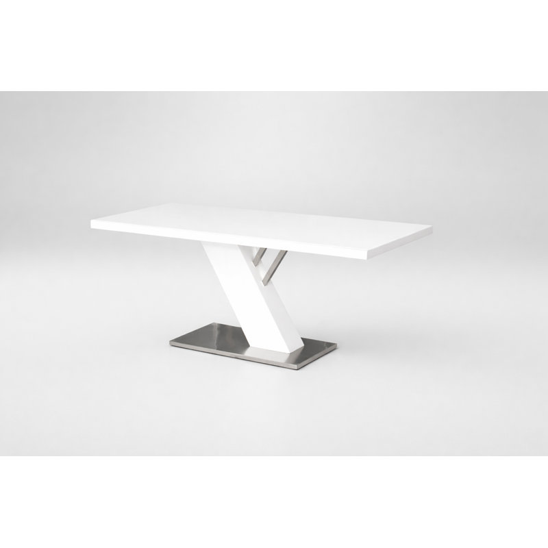 Table de salle à manger Belkaya, Blanc