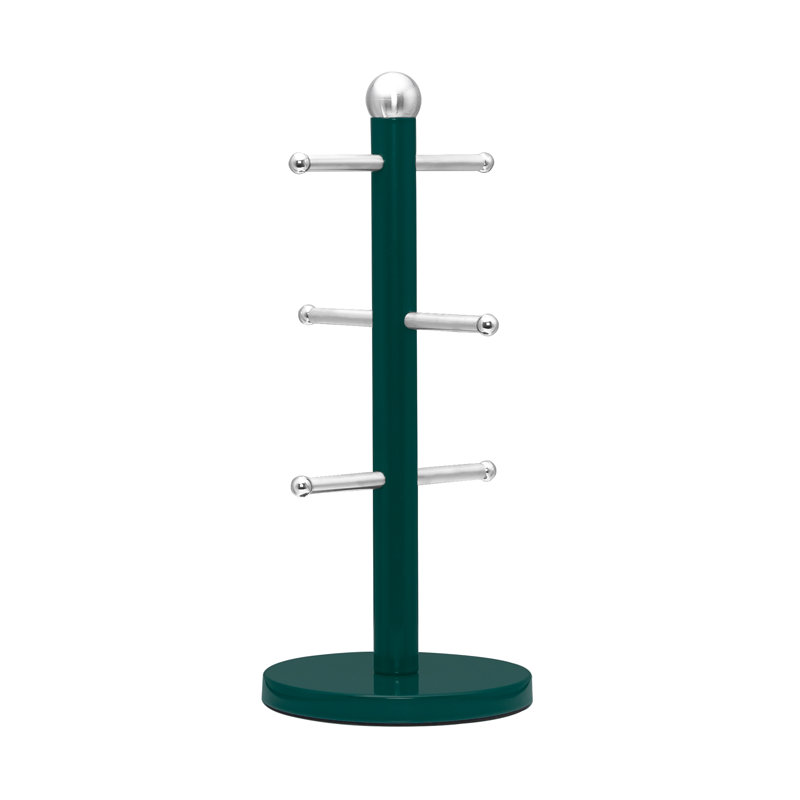 Stainless Steel Countertop Dish Rack, Green