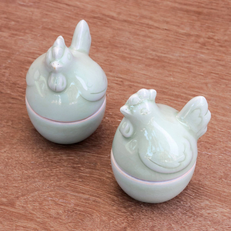 Coquetier pour déjeuner, Vert