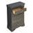 Sleek Transitional Metal Black Chest-746003867
