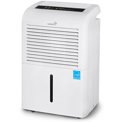 Ivation 50 Pints Console Dehumidifier for Rooms up to 4500 Cubic Feet