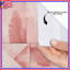 Rideau de douche rose à plumes abstraites très long-269642939