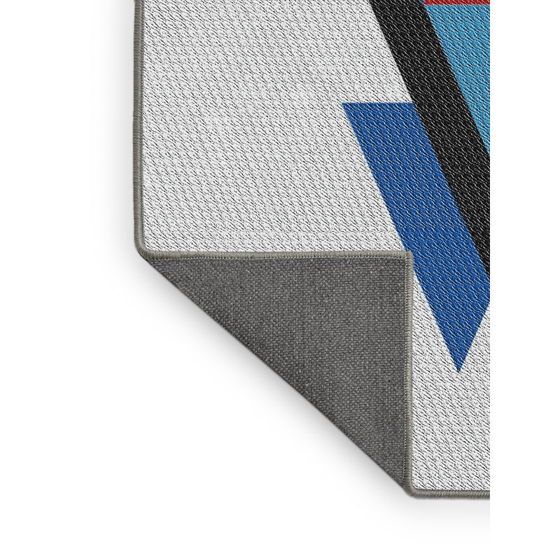 Scate le Tapis décoratif bleu, Rectangle 8 pi x 12 pi
