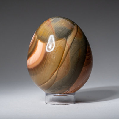 Genuine Polished Polychrome Egg from Madagascar (1.25 Lbs)