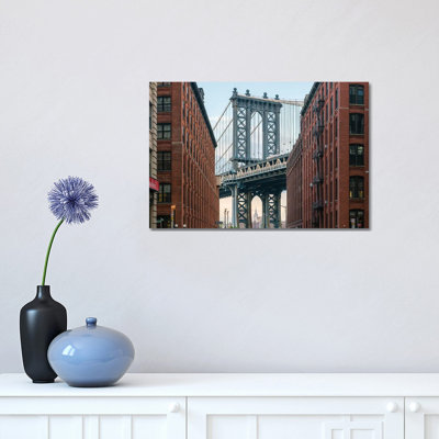 Pont de Manhattan vu de Dumbo à Brooklyn, New York City