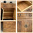 Modern Walnut Solid Wood Sideboard-120832773