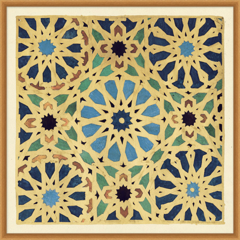 Motif marocain 2 - Cadre photo, impression sur papier