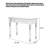 American Solid Wood Desk with Drawers-369286411