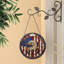 Aigle à tête blanche bouclier vitrail panneaux Suncatcher pour décoration de fenêtre-133227407