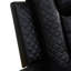 Fauteuil inclinable électrique de 37,5 po de largeur moderne en similicuir noir