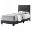 Lit simple chic noir pour chaque espace