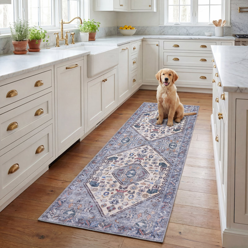 Tucson Performance Machine Washable Oriental Rug, Runner 2'6" x 8'
