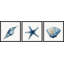Erie Starfish And Shells by Marmont Hill - 3 Piece Single Picture Frame Painting Set-1518448050