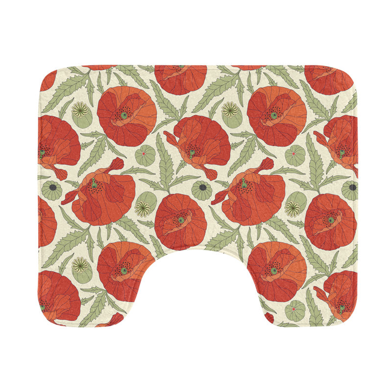 Tapis de salle de bain Floral U