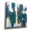 Art mural sur toile Wrought Studio ™ «Blue Texture 1 Gold» par Danhui Nai-1583713560