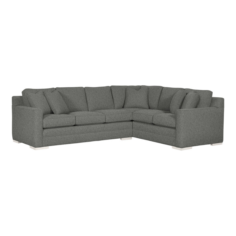 Summerton Upholstered L-Shaped Sectional Right Hand Facing, Ian Pewter, Casa Blanca