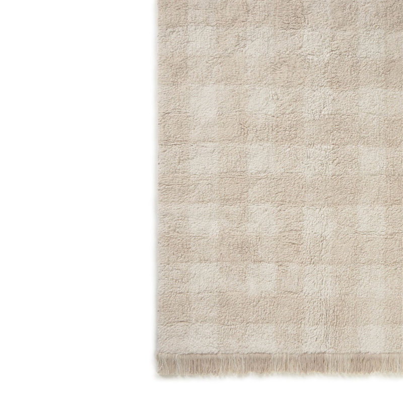 Washable Rug Vichy, Rectangle 4' 11" x 5' 11", Ivory