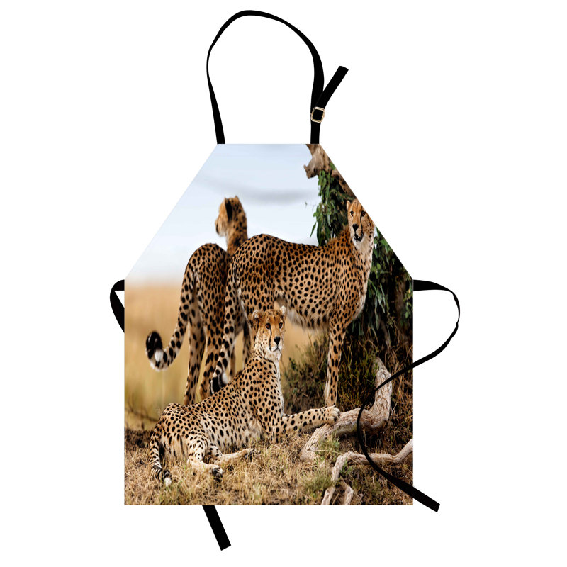 No Pattern Bib Apron