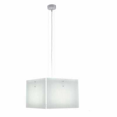 Accringt 2 - Light Polished Chrome Plated Drum Pendant