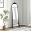 Swinton Black Arched Full Mirror