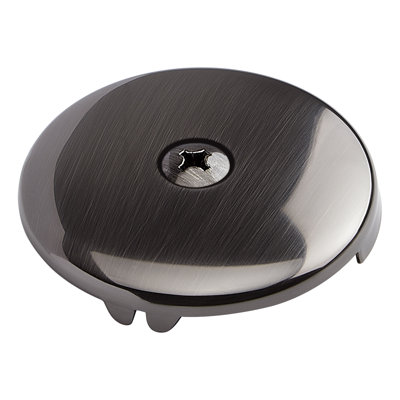 Overflow Cover Plate with Single Screw