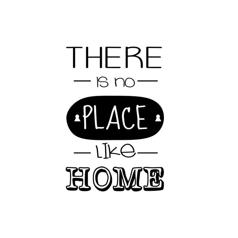 Non-Wall Damaging Wall Decal, Black, Large