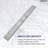 24"x 2.75" Linear Grid Rectangle Shower Drain-130149369